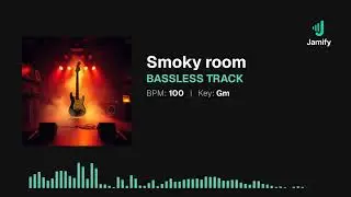 Smoky room - Slow blues Bassless Track in Gm
