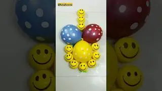 Satisfying Balloon Popping With Colourful Beads & Water #shorts