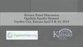 Science Panel - Ogallala Aquifer Summit
