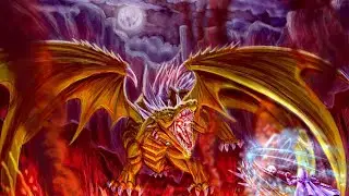 The Dragon's Roar Epic Fantasy Art Timelapse
