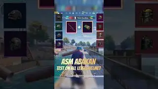 ASM ABAKAN TEST ON ALL HELMETS ⁉️ #metroroyale #метро #метророяль