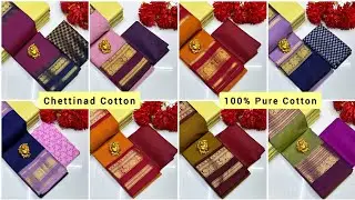 👉 WhatsApp - 9786192868 🍁 Saree without blouse 700+$ 🍁 Kanji Cotton Saree Collection #kanjicotton