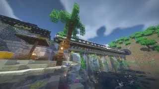 Minecraft - Steam Train and Tunnel Timelapse Build