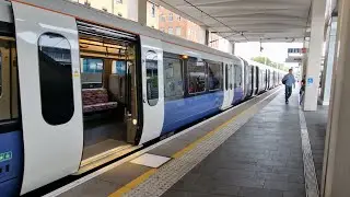 Custom House Station Crossrail | Elizabeth Line Trains at Custom House Station | Elizabeth Line
