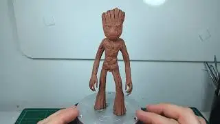 Groot Sculpture in OilClay