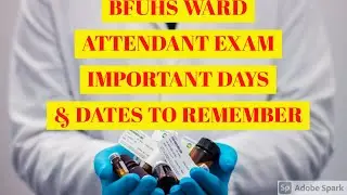 BFUHS WARD ATTENDANT EXAM | IMPORTANT QUESTIONS FOR EXAM | SYLLABUS OF BFUHS WARD ATTENDANT EXAM
