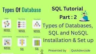 Part2 : What is SQL? | Types of Databases | How to Install &  SetUp 