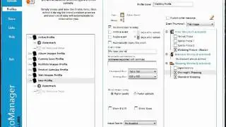 PhotoManager 5.1 - Profiles