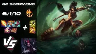 G2 Esports SkewMond JUNGLE Nidalee vs Elise - EU Challenger Patch 25.S2.2