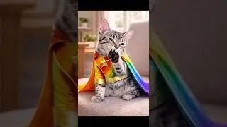 Captain Whiskers ⚓🐾 Tiny Hero Kitten Meows for Help | I Need a Hero | MewTubeAI cats meowing video