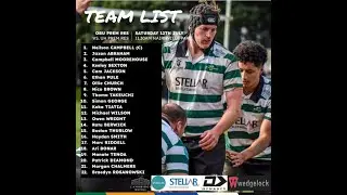 Wellington Club Rugby (4K Video) - Ed Chaney Cup - OBU vs Upper Hutt