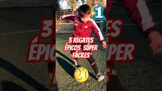 3 regates s&uacute;per f&aacute;ciles para hacer en el f&uacute;tbol #futbolsoccer #soccer #jugandofutbol #skills #futbol