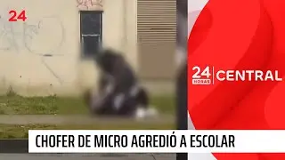 Chofer de micro agredi&oacute; a escolar de 14 a&ntilde;os tras discusi&oacute;n por el pase | 24 Horas TVN Chile