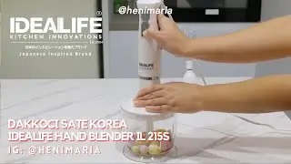 Dakkoci sate Korea - IDEALIFE Hand Blender IL 215S & Electric Grill IL 116S
