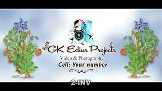 GK 6 EDIUS INVITATION PROJECTS ENGLISH & TELUGU