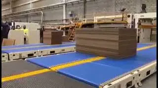 QH-PACK Smart Conveyor System Working Well in Corrugated Cardboard Production Plant