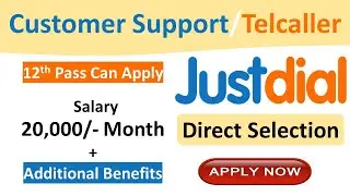 Justdial Latest Job Opening For Fresher's & Experienced 2022 || Career Hunter
