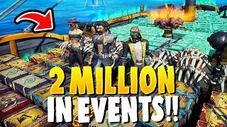 WE STACKED 2MILLION GOLD in WORLD EVENTS!!