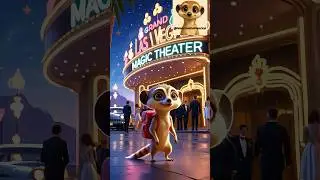 Watchie the Meerkat Becomes a Magician's Assistant! ✨