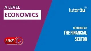 Economics A Level Revision Blast | The Financial Sector