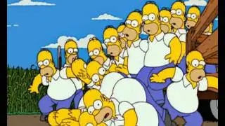 The Simpsons Season 14 Episode clip from 'Treehouse of Horrors VIII: Send in the Clones'