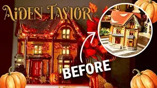 Haunted Village House MAKEOVER!! 🦇 [Let's Make Folk Art]