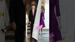 Beautiful couple King Felipe and queen Letizia #fashion #spanishroyalfamily #letizia #shorts #royal