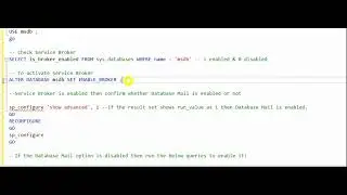 Fix SQL server DB mail error