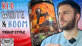 Liberals Steer Clear❗️ RED WHITE & BOOM 💥 Pre Workout Review | Right Wingers Dream | Merica Labs