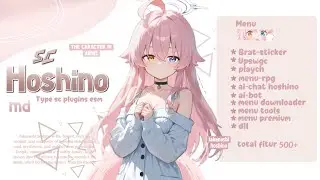 Script Bot whatsaap terbaru💻 | Hoshino-Md😎|Type script Plugins esm