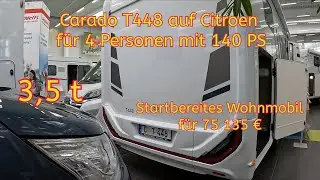 Carado T448 auf Citroen mit 140 PS Vlog41/23