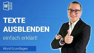 TEXTELEMENTE aus- und einblenden einfach erkl&auml;rt | Lerne Microsoft Word ✅