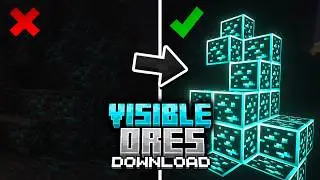 Visible Ores Texture Pack 26.2/26.1.2 Download for Minecraft