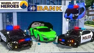 Police Motorcycle, Police Car, Patrol Truck Catching Sport Car | Wheel City Heroes (WCH) New Cartoon