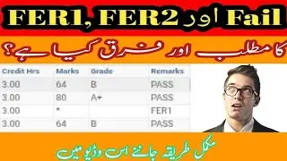 AIOU Result Symbol FER1 & FER2 Means? | Reappear Admission Method 2026...