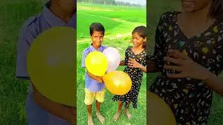 Balloon Pop challenge🎈 Girl vs boy 🎈 outdoor funny Racing 😂 #shorts