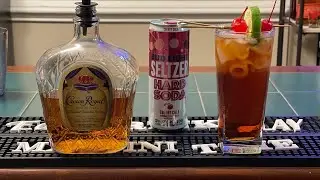 CROWN ROYAL WHISKEY 🥃 & BUD LIGHT SELTZER HARD SODA COCKTAIL 🍹 &ldquo; ROYAL HARD CHERRY 🍒  COLA &ldquo;