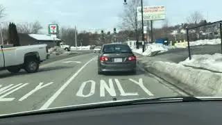 جولة في يوم مشمس في وستر ماساجيوسيتس ٢٣/٢/٢٠٢١  sunny day at Worcester, MA , USA 2/23/2021
