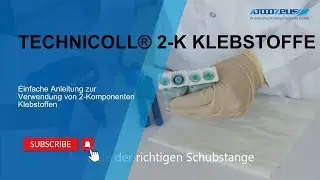 Anleitung: Verarbeitung 2 K Klebstoffe