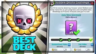 🔴LIVE - SUDDEN DEATH CHALLENGE IN CLASH ROYALE! - PLAYING WITH THE MOST RISKY DECK!