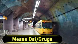 U-Bahn Station Messe Ost/Gruga - Essen 🇩🇪 - Walkthrough 🚶