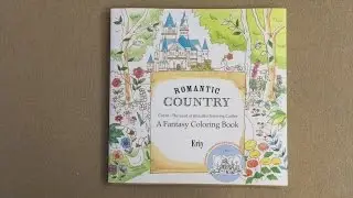 Romantic Country: A Fantasy Coloring Book flip through