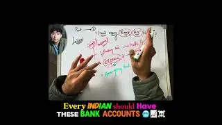 Ever Indian should have these bank accounts#shorts