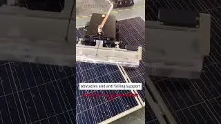 A good helper of cleaning solar panels!  #topenergy #solarpanelcleaning #solarcleaning
