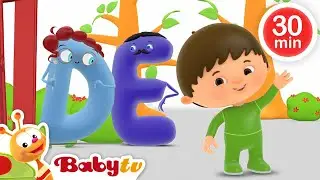 Charlie poznaje litery od A do F 😀  | Charlie & angielski alfabet | Bajki dla dzieci @BabyTVPL