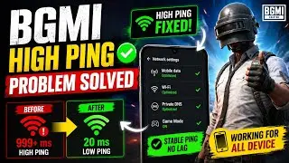How to Fix High Ping in BGMI | BGMI Ping Problem Fix (4.5 Update)