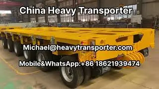 THPSL modular trailer,multi axle, module transporter,goldhofer,heavytransporter com