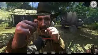 Call of Juarez Fist Fight: Ray Mccall vs Three Men (Ending to Episode II) (PC)
