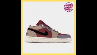 Кроссовки Nike Air Jordan 1 Low Bordo (Бордовый)