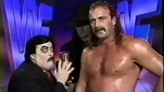 Jake Roberts and Undertaker Promo on Savage and Duggan (12-08-1991)